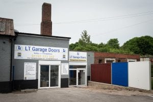 exterior view of lt garage doors showroom