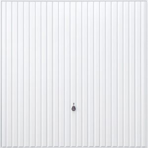 white canopy garage door
