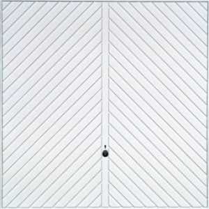 white canopy garage door