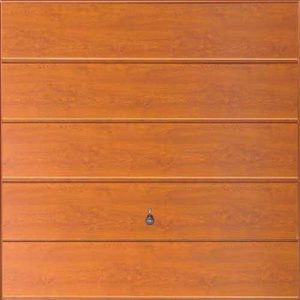 brown decograin garage door