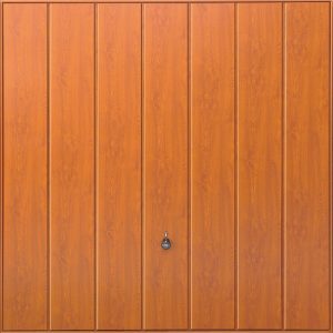 brown decograin garage door