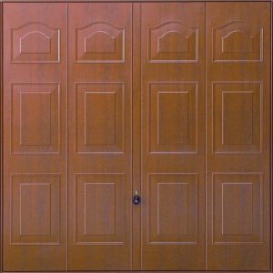 brown decograin garage door
